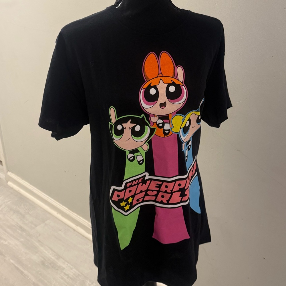Powerpuff Girls Black T-Shirt
